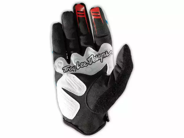 Troy Lee Sprint Gloves-Blue/Black/White 2 Troy Lee Sprint Gloves-Blue/Black/White