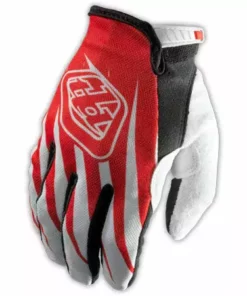 Troy Lee Sprint Gloves-Red/White/Black RACE WEAR