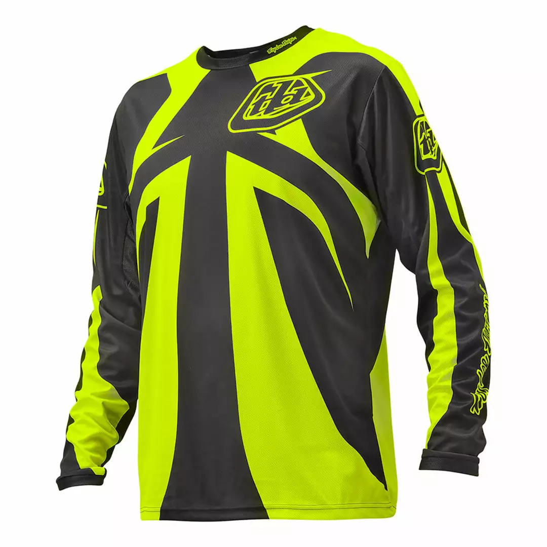 Troy Lee 2016 Sprint Reflex Race Jersey-Dark Gray/Fluorescent Yellow 1 Troy Lee 2016 Sprint Reflex Race Jersey-Dark Gray/Fluorescent Yellow