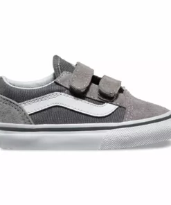 Vans Old Skool V Surplus Shoes-Frost Grey/Pewter-Toddler