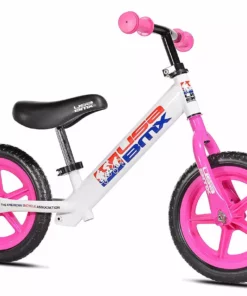 USA BMX PUSH BIKES USABMX Balance Bike-12"-White/Pink