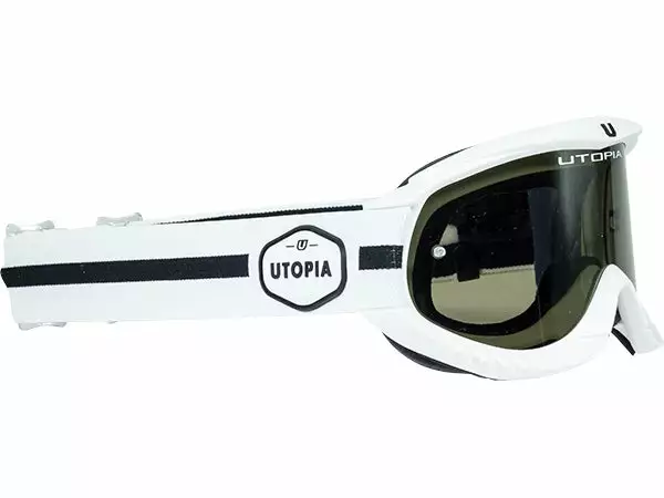 PROTECTIVE GEAR Utopia Slayer Pro MX Classic Goggle-White 1 PROTECTIVE GEAR Utopia Slayer Pro MX Classic Goggle-White