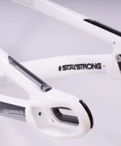 Stay Strong For Life V3 BMX Race Frame-White