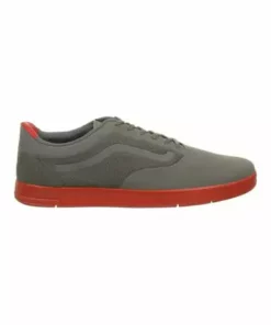 Vans LXVI Graph Shoes-Gray/Red