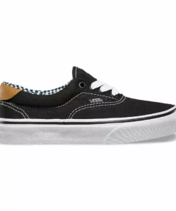 Vans Era 59 6oz Canvas Shoes-Black-Kids