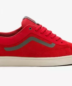 Vans LXVI Ortho Shoes-Red/Gray