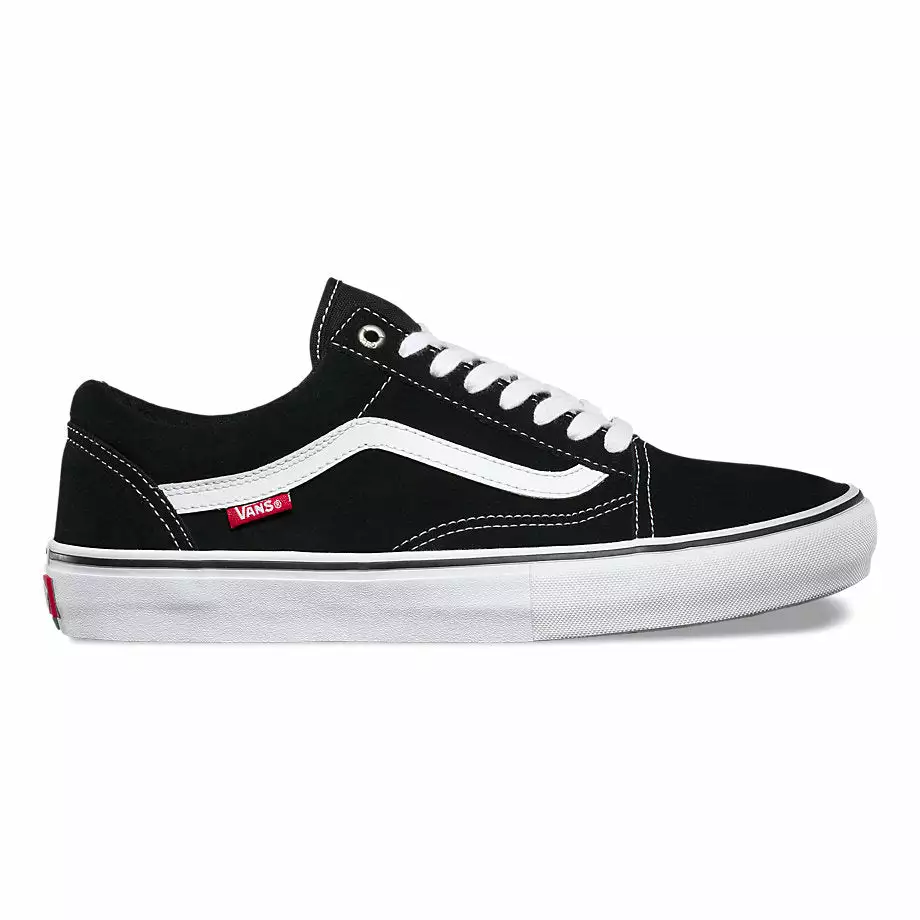 Vans Old Skool 92 Pro Shoes-Black/White/Red 1 Vans Old Skool 92 Pro Shoes-Black/White/Red