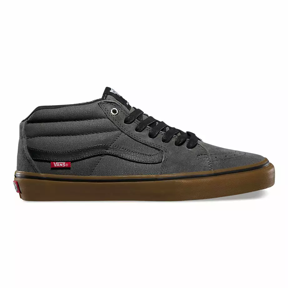 Vans SK8 Mid Pro Shoes-Bruno/Gray/Gum 1 Vans SK8 Mid Pro Shoes-Bruno/Gray/Gum