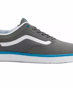 Vans LXVI Graph Shoes-Charcoal/Light Blue