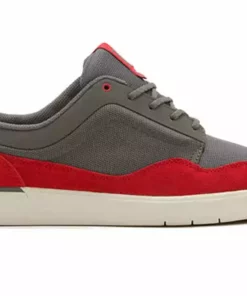 Vans LXVI Graph Shoes-Gray/Red-10