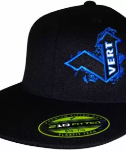 Vert Flexfit Flatbill 210 Hat-Black APPAREL