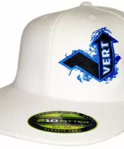 Vert Flexfit Flatbill 210 Hat-White