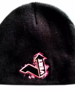 Vert Skully Beanie-Black/Pink APPAREL
