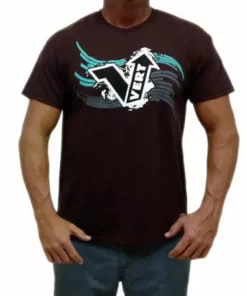 Vert Splash T-Shirt-Brown