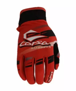 RACE WEAR Corsa Warrior BMX Gloves-Red
