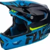 Helmets Fly Racing Werx Carbon Imprint Helmet-Black/Blue