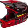 Fly Racing Werx Carbon Imprint Helmet-Black/Red Helmets