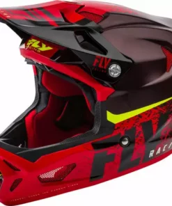 Fly Racing Werx Carbon Imprint Helmet-Black/Red Helmets