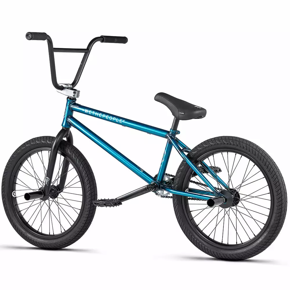FREESTYLE BIKES We The People Crysis 20.5"TT BMX Bike-Matte Translucent Teal 3 FREESTYLE BIKES We The People Crysis 20.5"TT BMX Bike-Matte Translucent Teal
