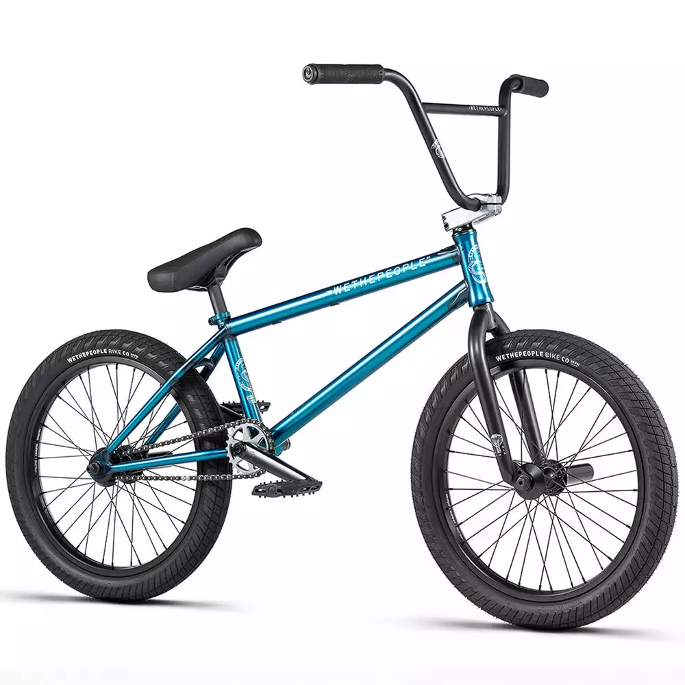 FREESTYLE BIKES We The People Crysis 20.5"TT BMX Bike-Matte Translucent Teal 2 FREESTYLE BIKES We The People Crysis 20.5"TT BMX Bike-Matte Translucent Teal
