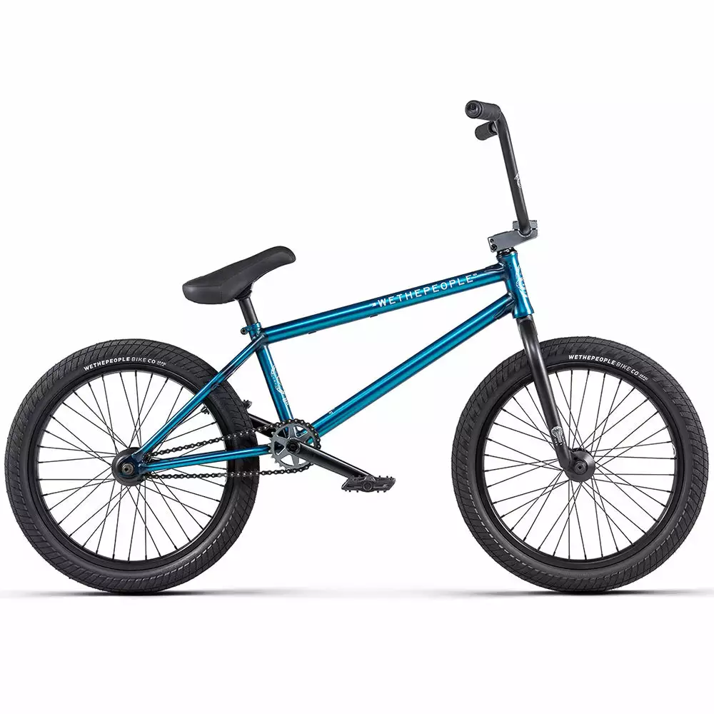 FREESTYLE BIKES We The People Crysis 20.5"TT BMX Bike-Matte Translucent Teal 1 FREESTYLE BIKES We The People Crysis 20.5"TT BMX Bike-Matte Translucent Teal