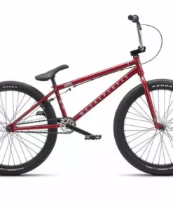 We The People Atlas 24" BMX Bike 21.75" TT - Matte Translucent Red