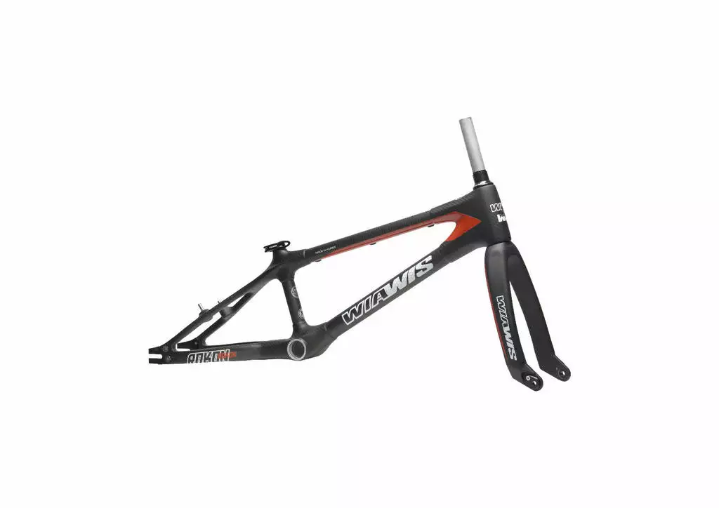 Wiawis Rokon BMX Race Frame/Fork Kit-Black/Red FRAMES 1 Wiawis Rokon BMX Race Frame/Fork Kit-Black/Red FRAMES