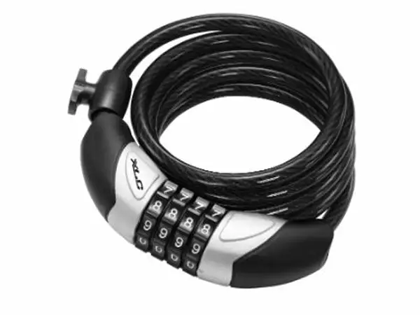 XLC 7ft Cable Lock-Combo 1 XLC 7ft Cable Lock-Combo