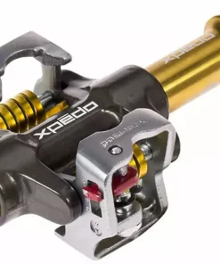 Xpedo M-Force MF-4A Clipless Pedals-Black/Gold