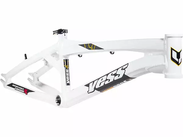 FRAMES Yess Type X BMX Race Frame-White 1 FRAMES Yess Type X BMX Race Frame-White